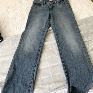Levi’s shaping straight jeans